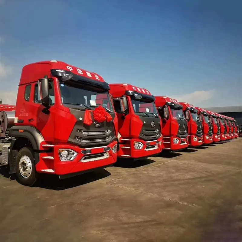 Sinotruk Hova 6 доңғалақты 4 × 2 Порт Пир терминалы трактор euro Ii 266 ат күші